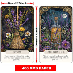 Han Yu Bowen Witch Tools Oracle Card illustration of sacred tool inspiring focus