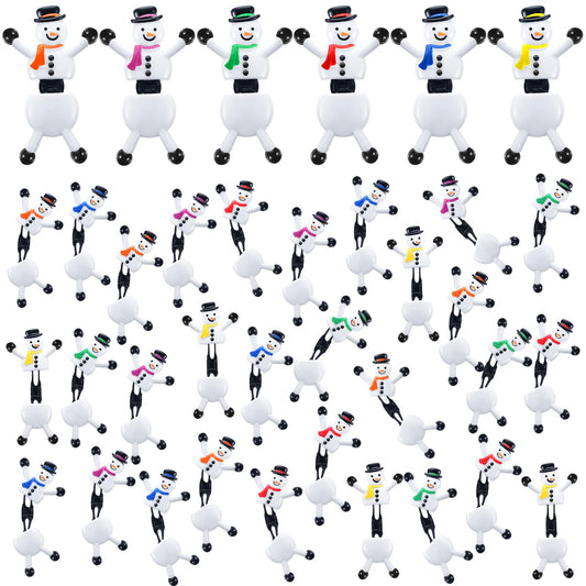 Hanaive Christmas snowman sticky climbers pack 36 for party favors and fun.