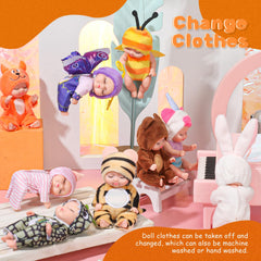 Hanaive dolls feature movable joints for versatile poses during playtime