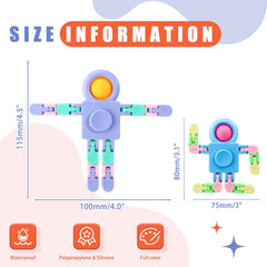 Hanaive robot fidget spinner chest and abdomen rotation during use.