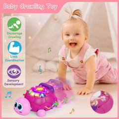 Hanayo Turtle lullaby mode with adjustable volume for bedtime
