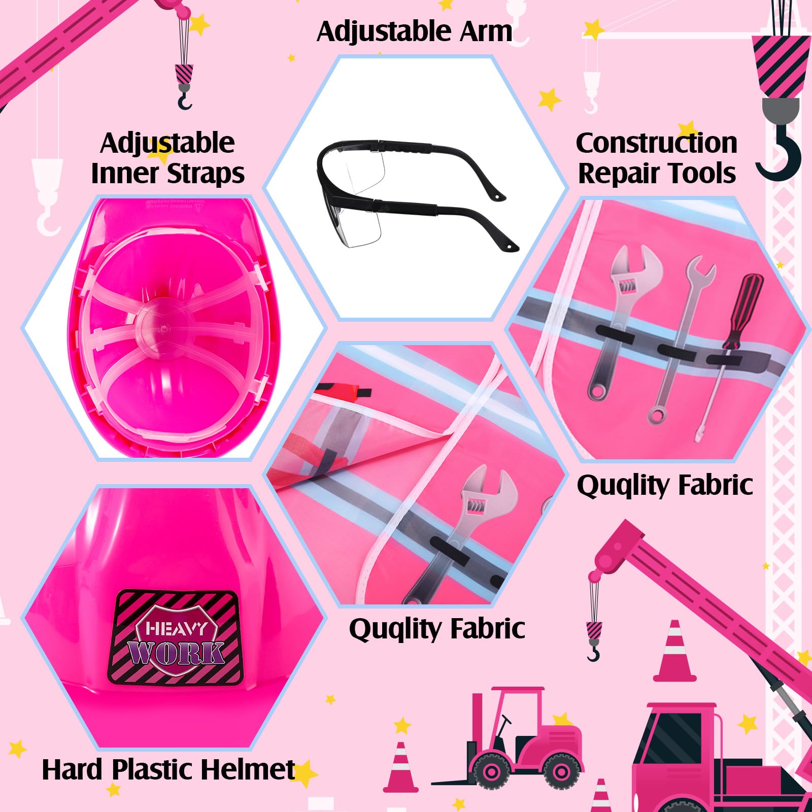 Handepo black goggles for kids, secure fit during role play and party activities.