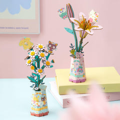 Hands Craft Hello Kitty Chamomile assembled size shown for easy display planning.