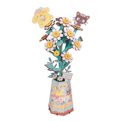 Hands Craft Hello Kitty Chamomile kit cover featuring Pompompurin and Chococat for kawaii decor.