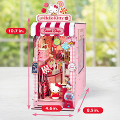 Hands Craft instruction manual and packaging for the Hello Kitty diorama kit.