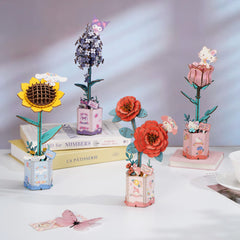 Hands Craft Hello Kitty My Melody red camellia display-ready puzzle for gifts and decor