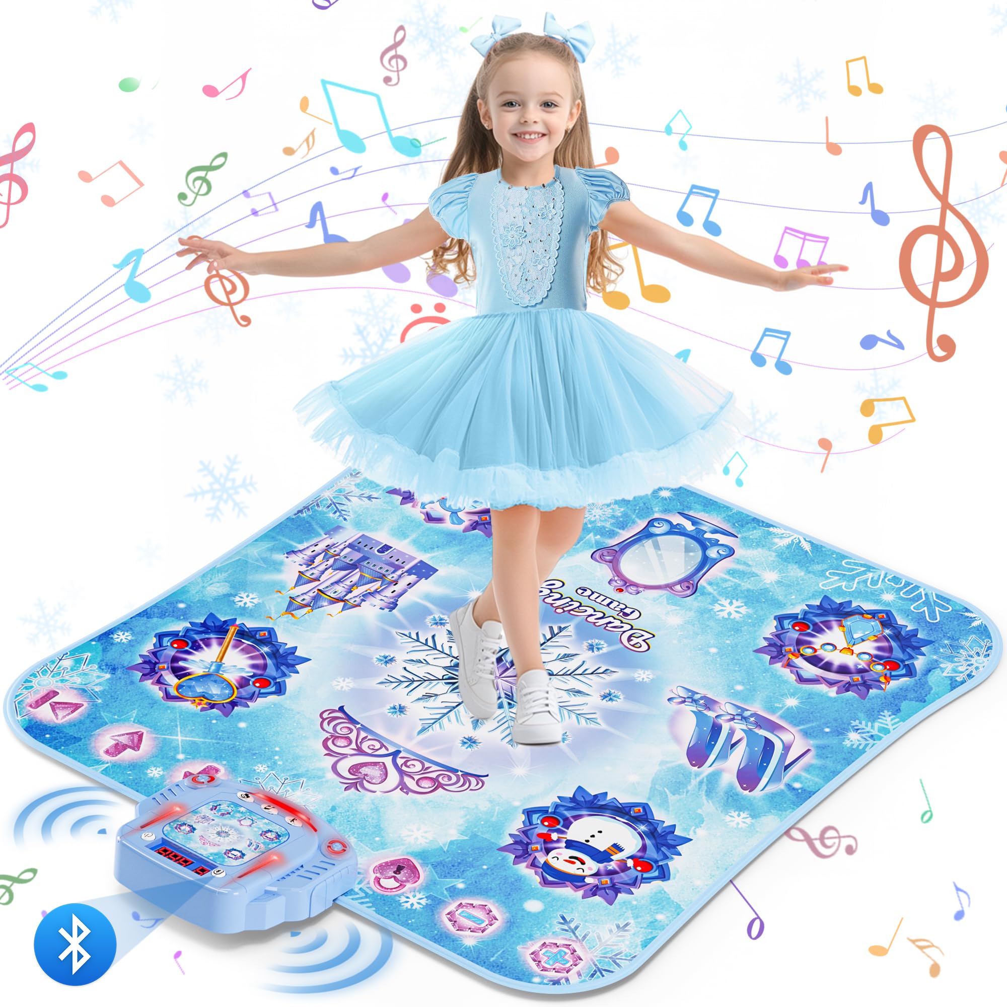 Handwell dance mat with 8-button Frozen theme for active play and coordination.