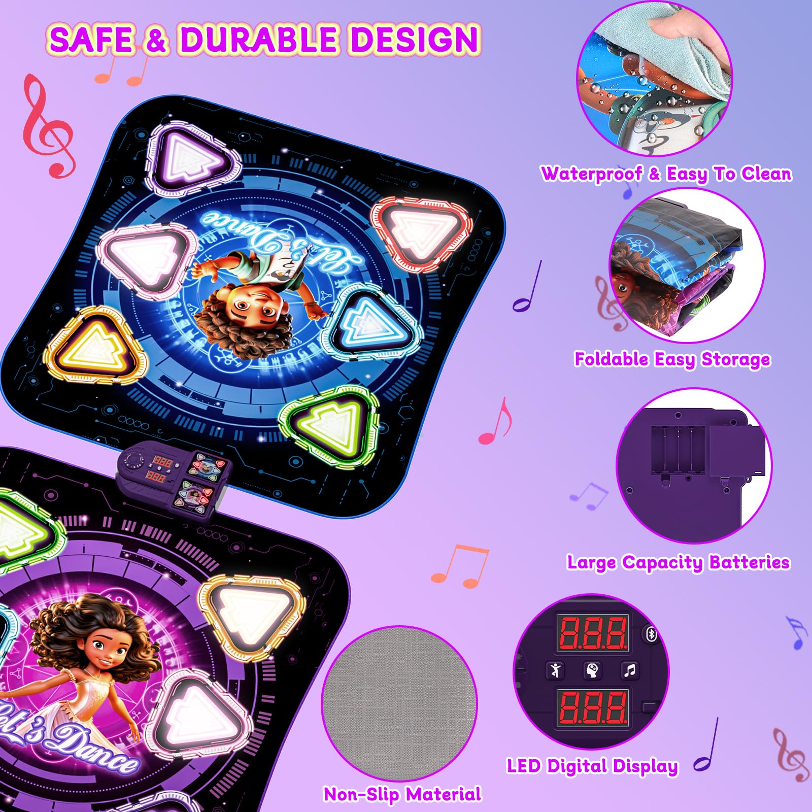 Handwell remote control enables quick mode switching during play.