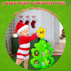 Handwell DIY track set arranged around the tree for creative play