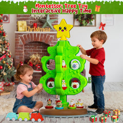 Handwell star and gift-box decorations enhancing festive imagination
