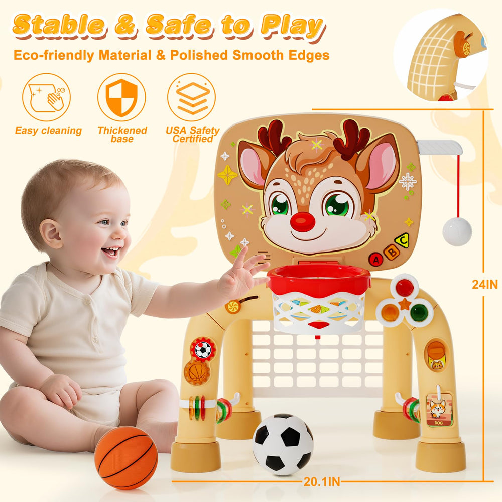 Handwell BPA-free ABS construction emphasizes safe, durable play.