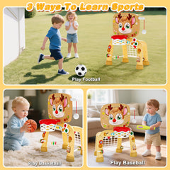 Handwell activity buttons deliver sounds and music to reinforce cause-and-effect joy.