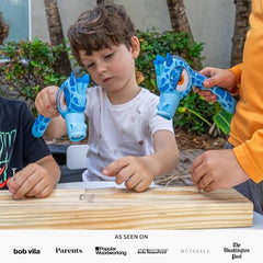 Handy Famm educational, kid-friendly hammer designed for safe home workshops