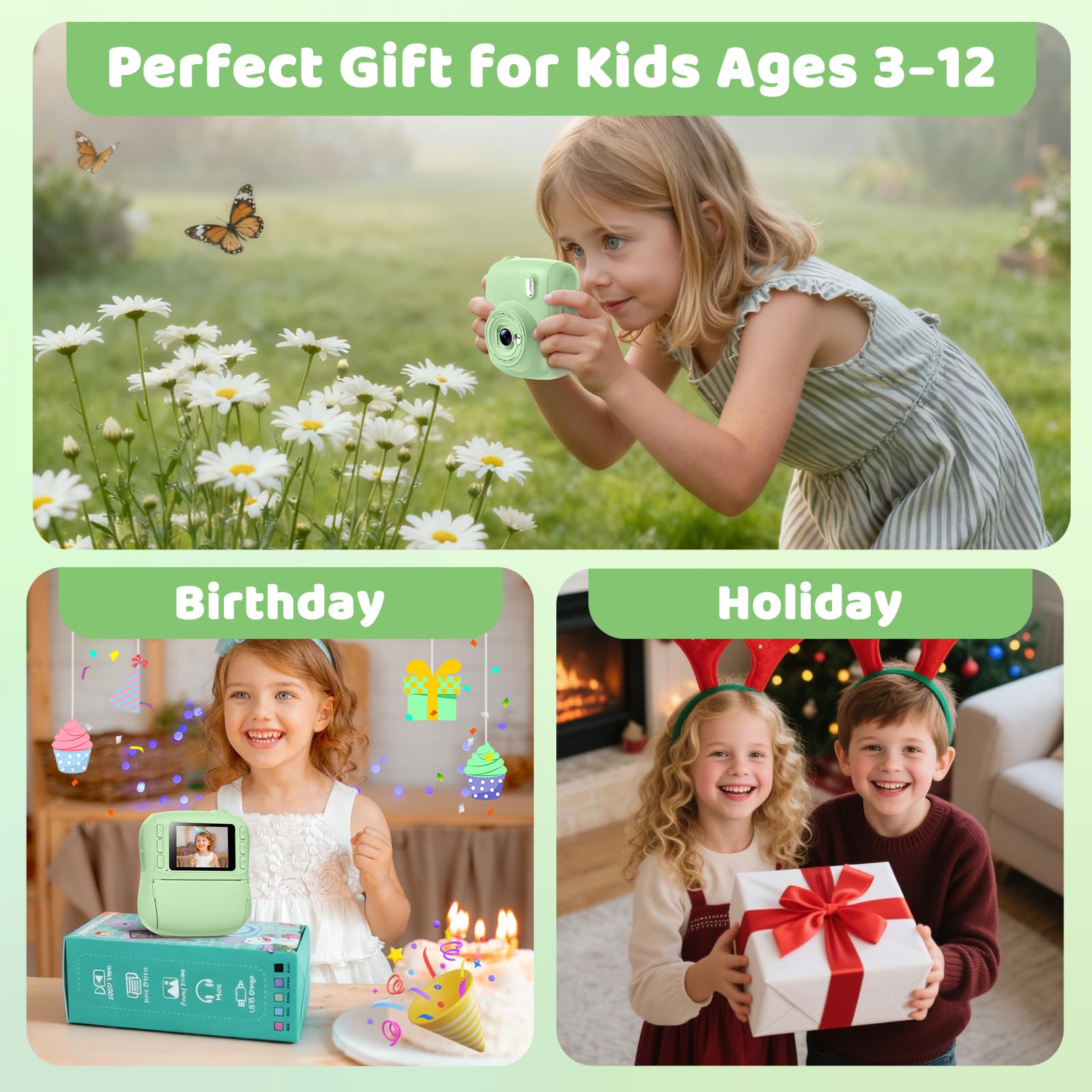 Hangrui 32GB SD card included ensures instant captures and saved memories