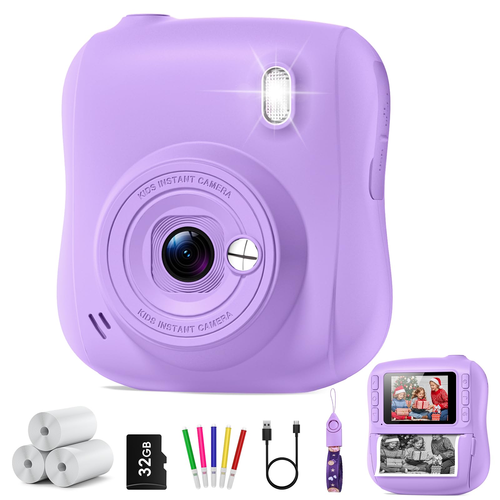 Hangrui instant print camera for kids holding memories instantly