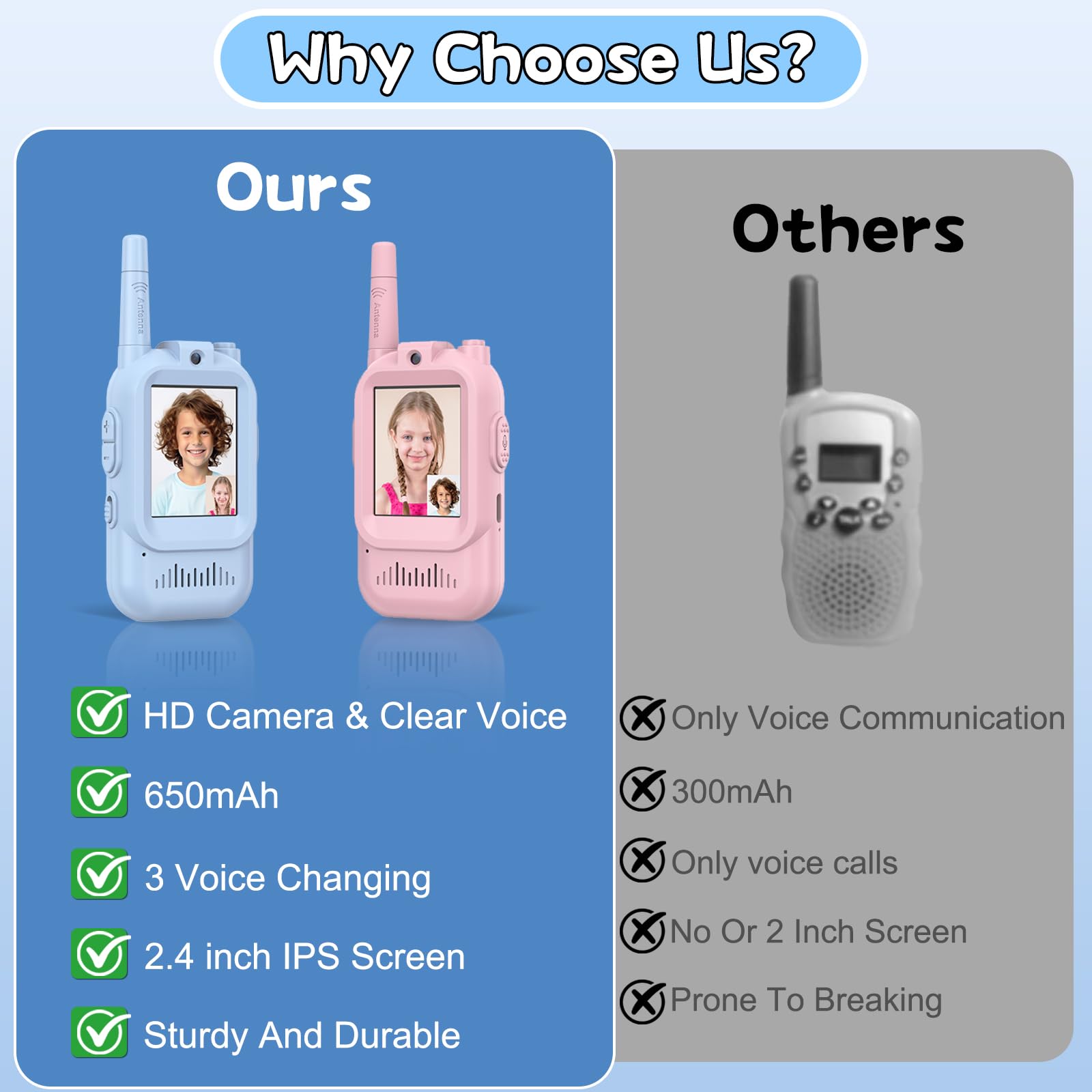 Hangrui walkie talkies ideal for outdoor adventures and trips