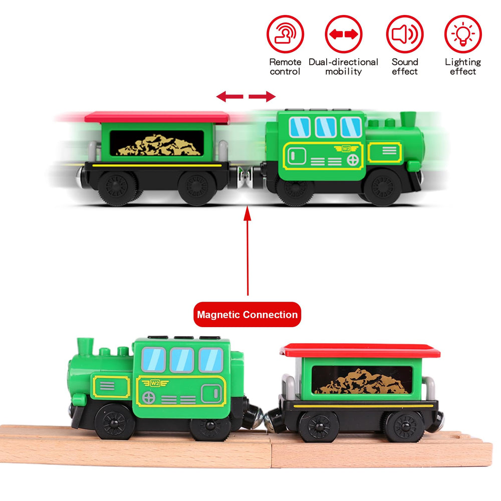 HANQIANN train with lights and sounds offers immersive storytelling potential.