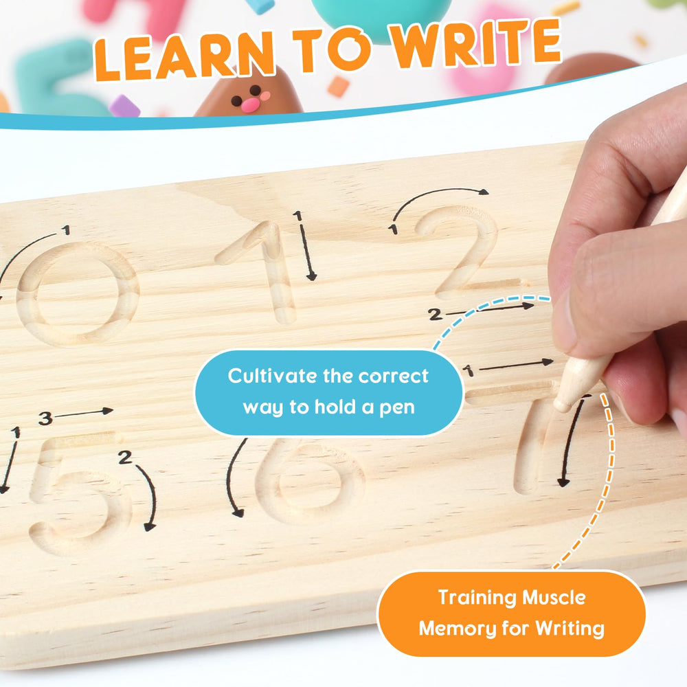 HANR double-sided board with counting and writing surfaces.