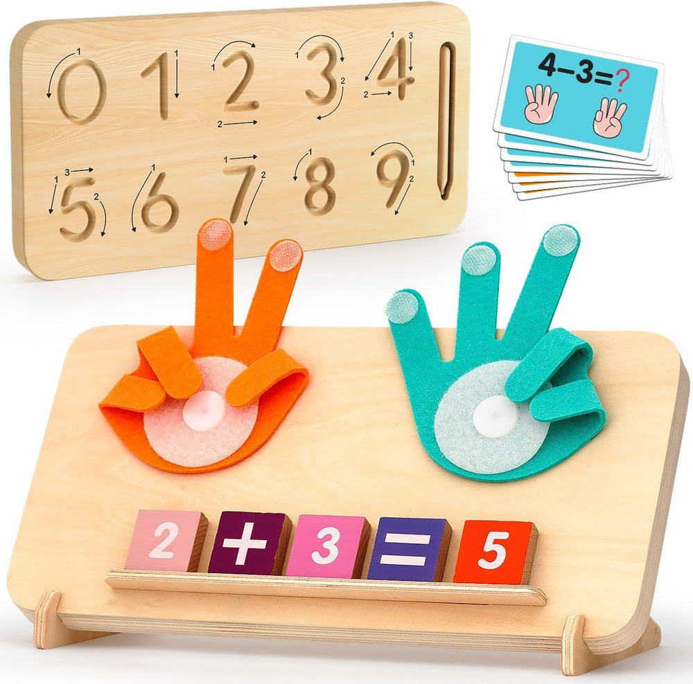 HANR Montessori counting board for hands-on early math exploration.