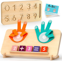 HANR Montessori counting board for hands-on early math exploration.