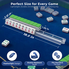 HANUSTARS durable lightweight mahjong rack suitable for home and travel