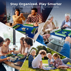 HANUSTARS built-in pushers glide tiles smoothly across the table