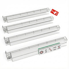 HANUSTARS premium mahjong racks with pushers—4-piece set for organized gameplay