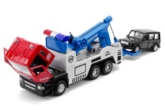 haomsj die-cast suv model adds realistic detail to kids city construction play.