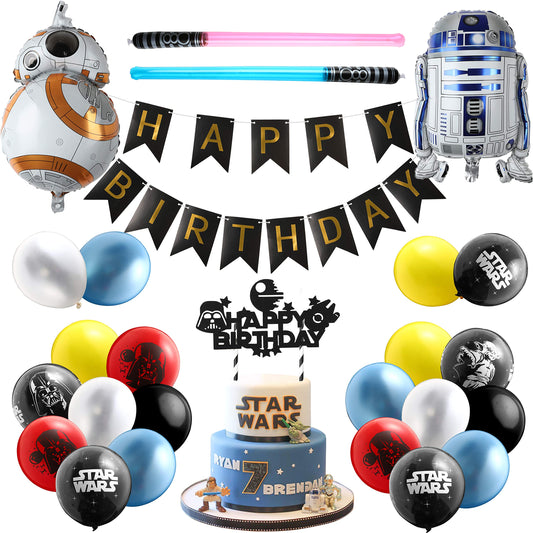 Haooryx Galaxy Wars Yoda balloon for playful party decor