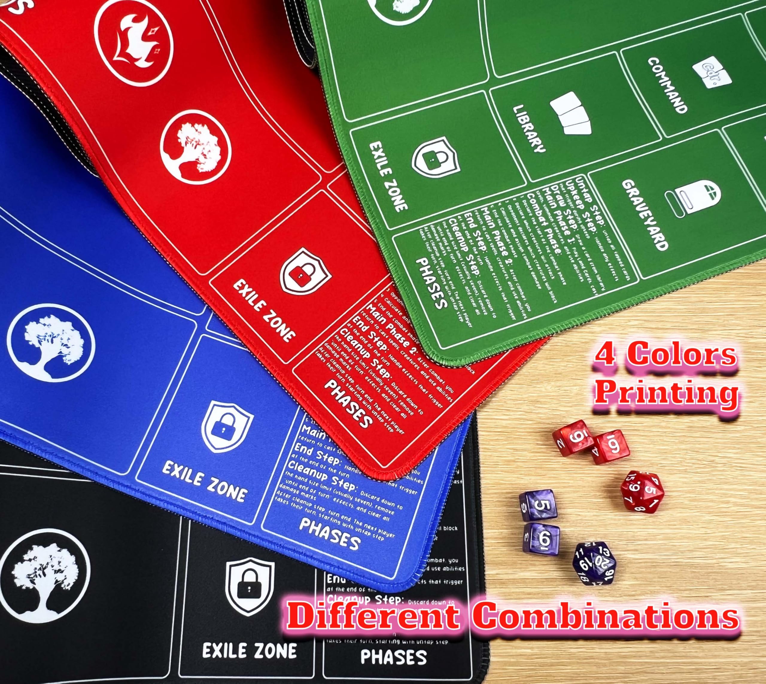HaoSiTeck carrying case for playmats makes transport easy for game nights.