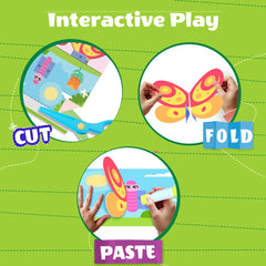 HAOWWLAI colorful paper crafts sparks creativity and fine motor practice