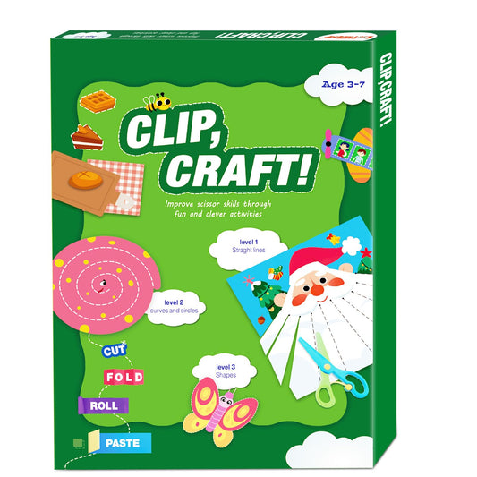 HAOWWLAI toddler scissor skills activity book cover with bright crafts for ages 3-6