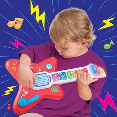 HAP-P-KID Magic Touch Guitar with volume control supports adaptable playtime.