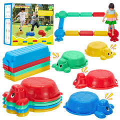 HAPATOYS balance beams and stepping stones set overview for kids balance and coordination