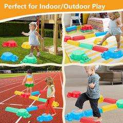 HAPATOYS pieces stack for compact storage after indoor or outdoor sessions