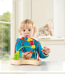 Hape Double Bubble wires and beads maze for engaging hands-on exploration.