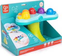 Hape Music Fountain Bath Toy offers two play modes for varied water music