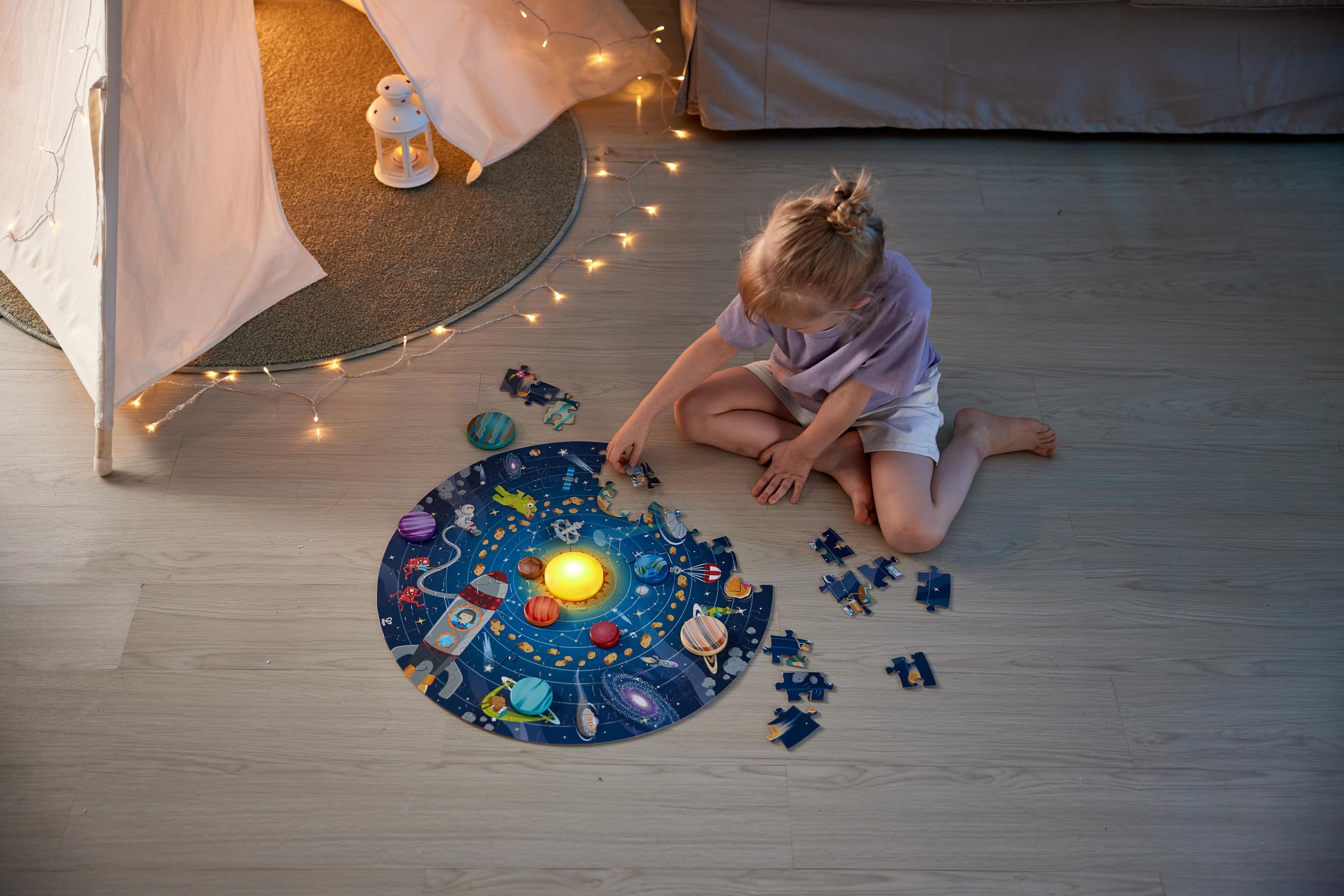 Ages five and up – ideal for beginner space education and play