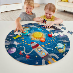 Glowing Sun and colorful planets invite tactile play and discovery