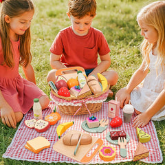 HAPGFS wooden fruit slices for safe cutting and sensory play