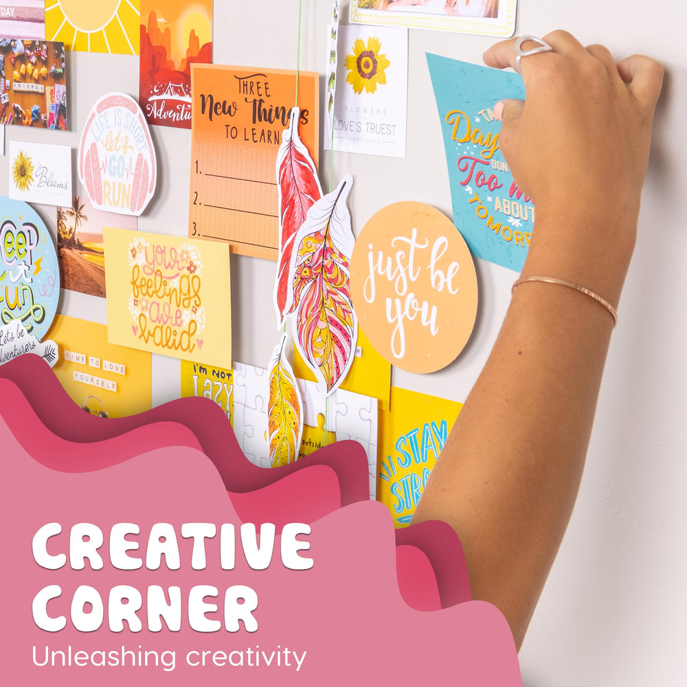Hapinest collage kit presented as a creative gift idea