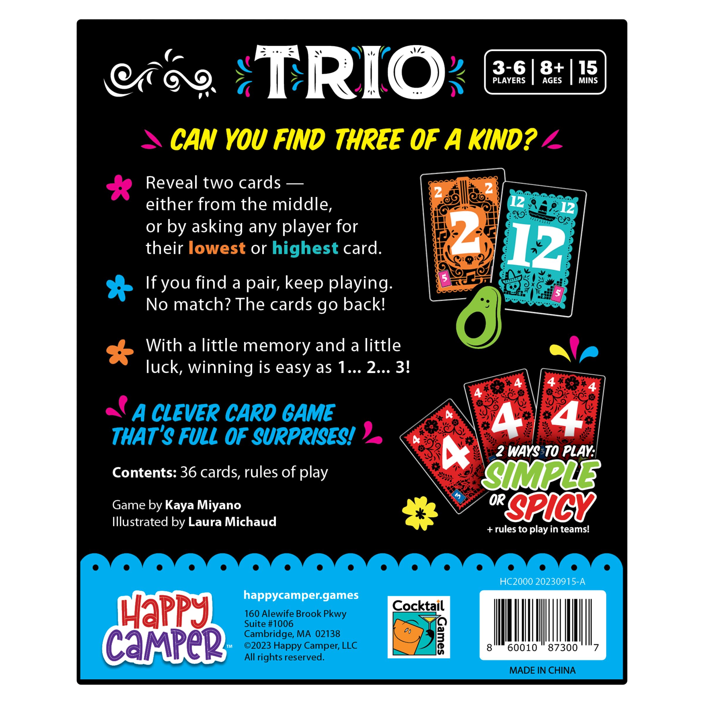 Happy Camper Trio captures a three-of-a-kind moment during play.