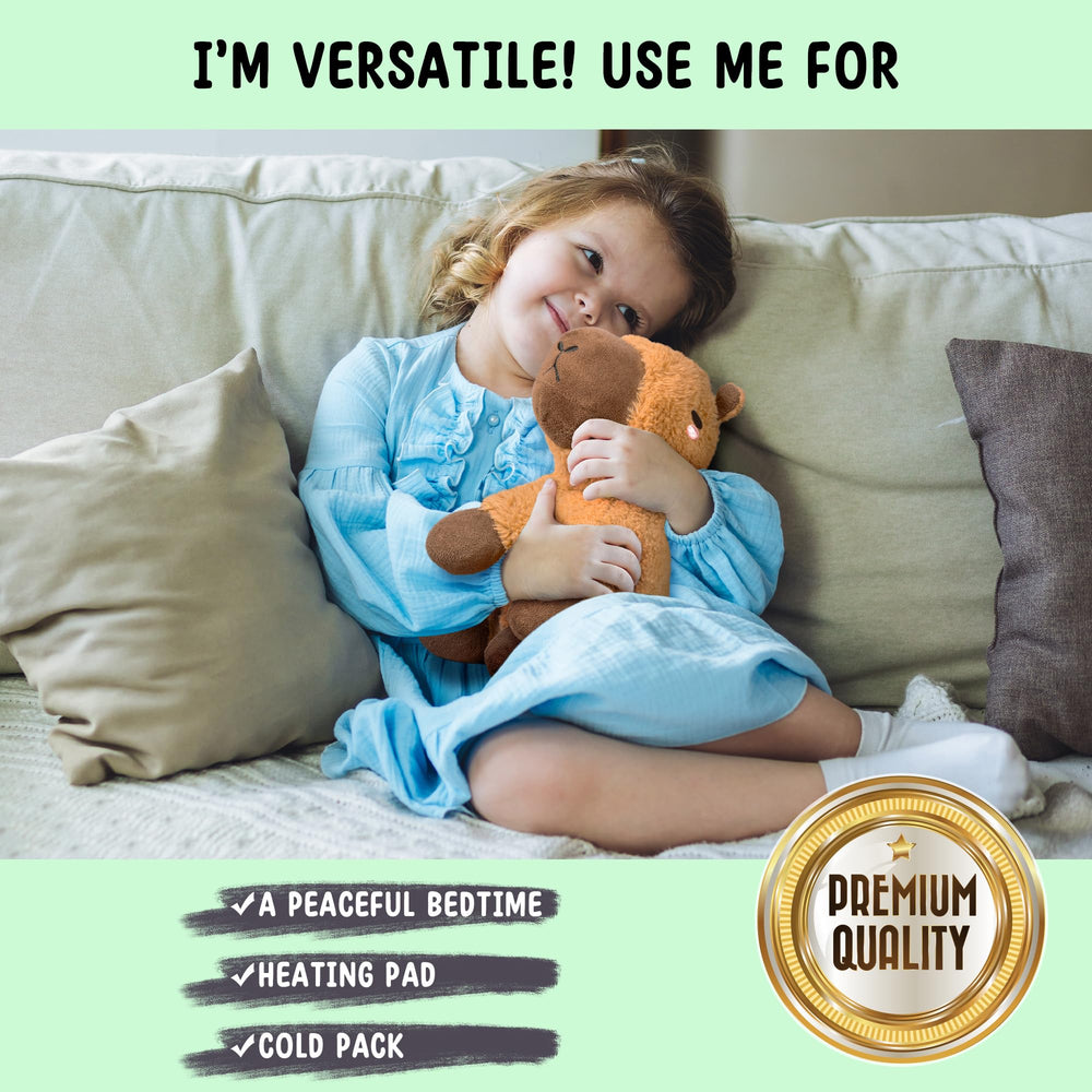Happy Fuel capybara kid-friendly plush offers gentle night-time comfort