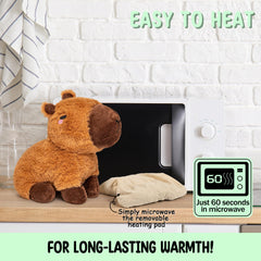 Happy Fuel capybara unscented heating beads deliver clean, consistent warmth