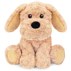Happy Fuel Golden Retriever Plush delivering warm, weighted comfort for cozy nights.