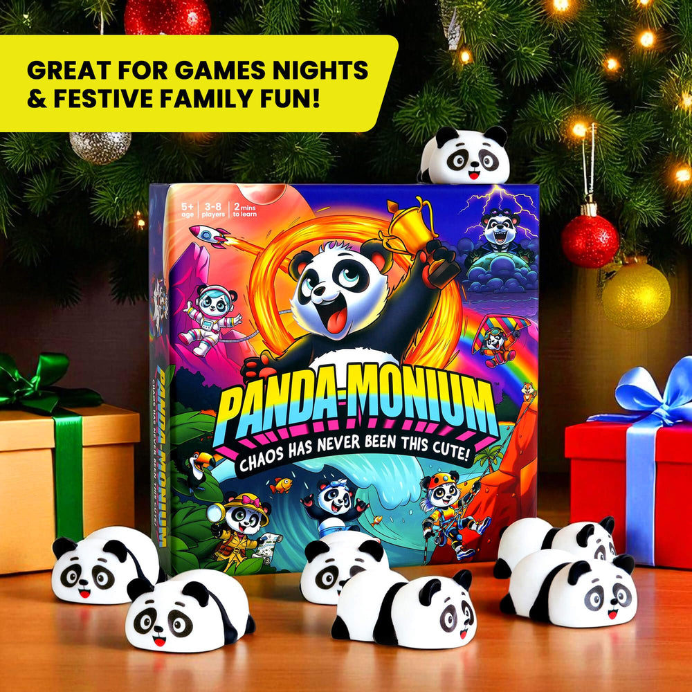 Happy Yeti Games Pandamonium play area shows indoor or outdoor use.