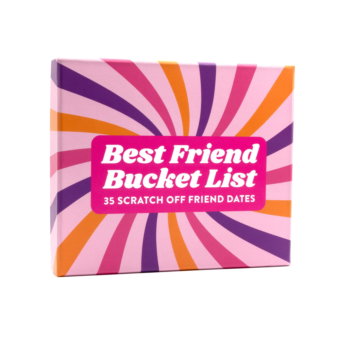 Happy Duo best friend bucket list scratch-off cards cover, gift-ready and playful.