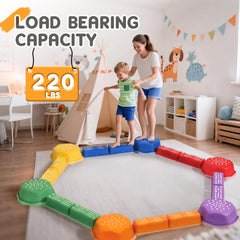 HappyField non-slip stepping stones set providing stable grip for toddlers.