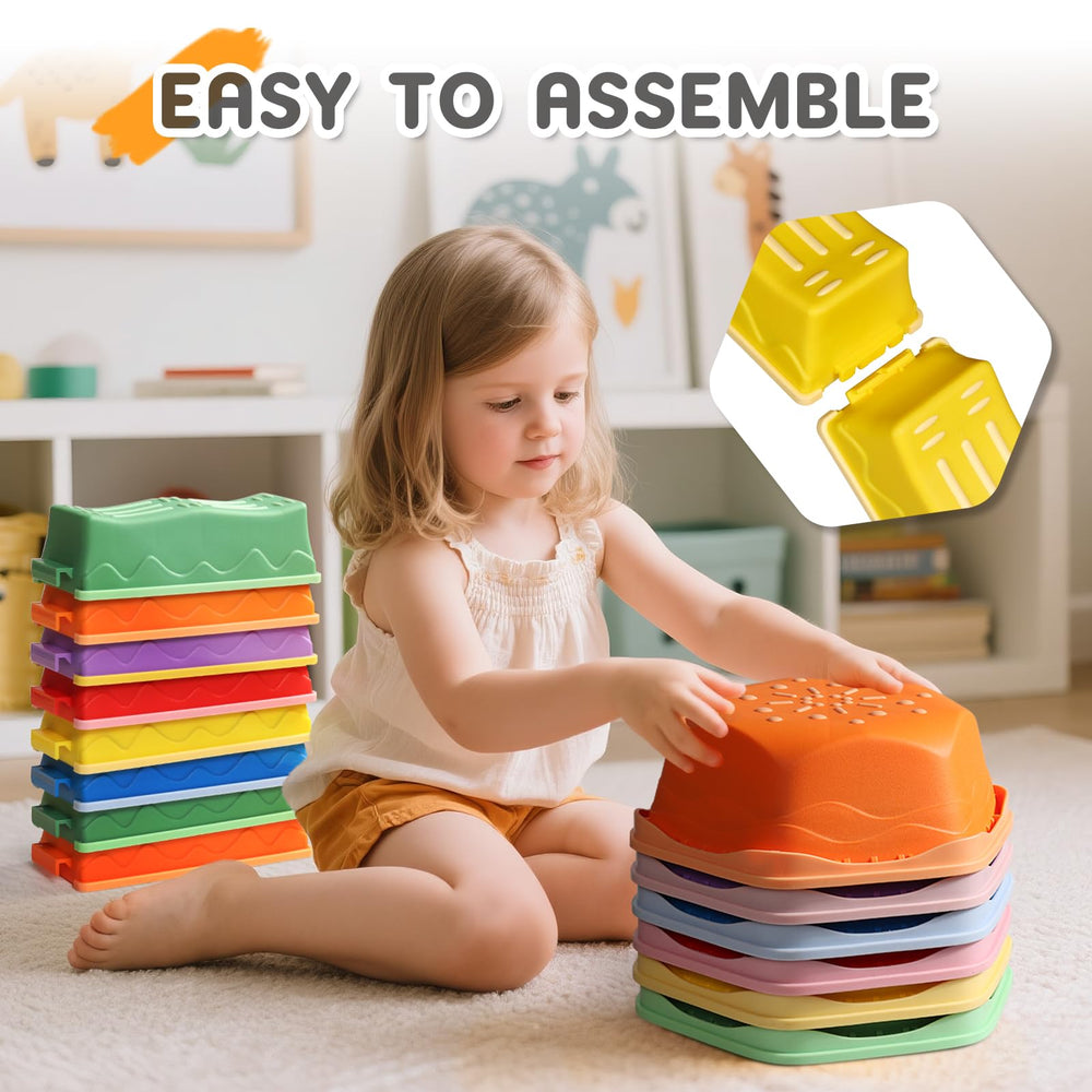 HappyField thickened material keeps play time safe and odorless.