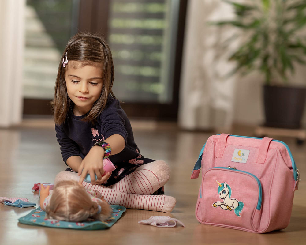 HappyVk Gift-Ready Set for girls age 3+ inspires imaginative caregiving scenarios.